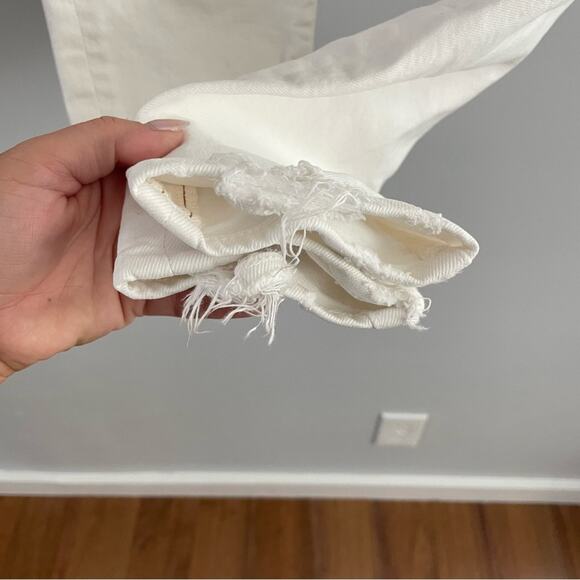 Moussy Vintage | Women’s Velma White Destroyed High-Waist Skinny Jeans Denim 27 - Picture 6 of 12